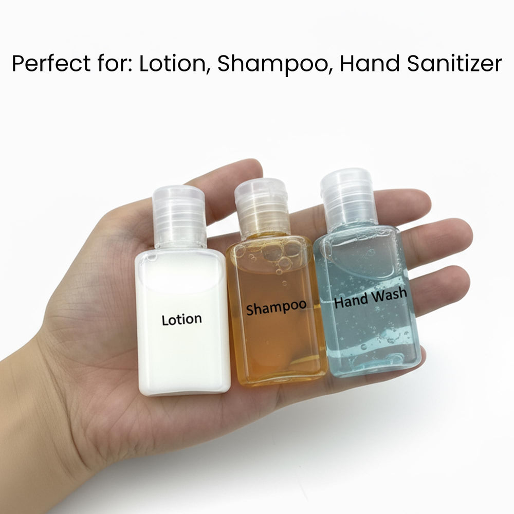 Ainiktozoon refillable bottle dispensing shampoo illustrating easy use