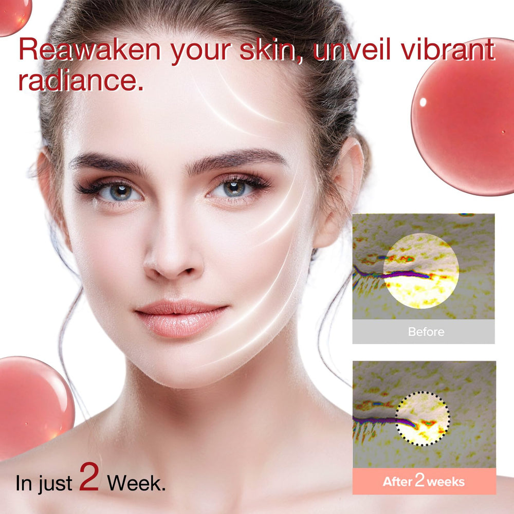 Airier PDRN Pink Peptide Serum droplet highlights boost to skin texture