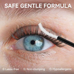 AiryCute Seal clear finish detail showing invisible, residue-free hold