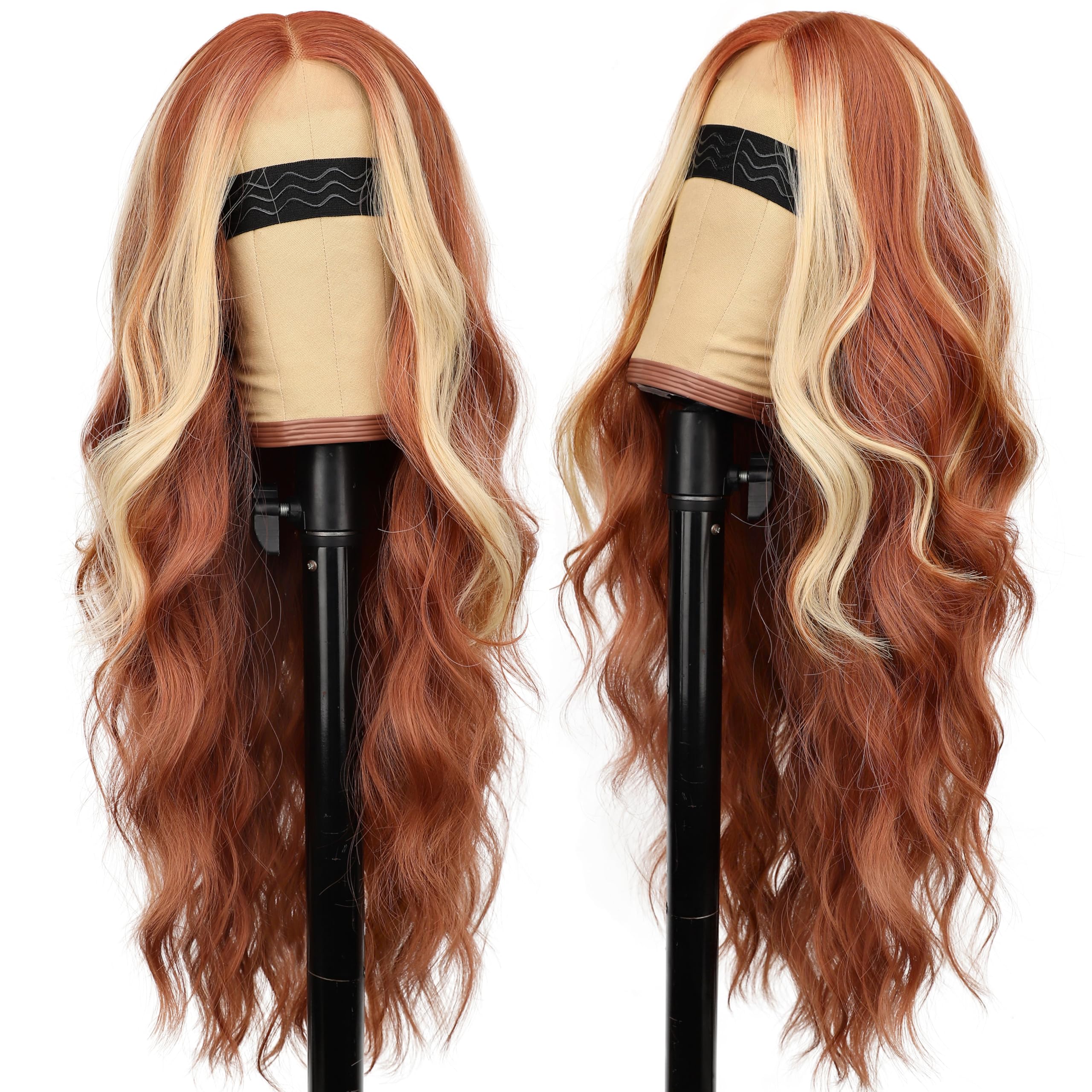AISI HAIR side profile highlighting long 26-inch waves for instant style impact