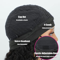 AISI QUEENS cap interior showing combs and velcro for comfortable, adjustable hold