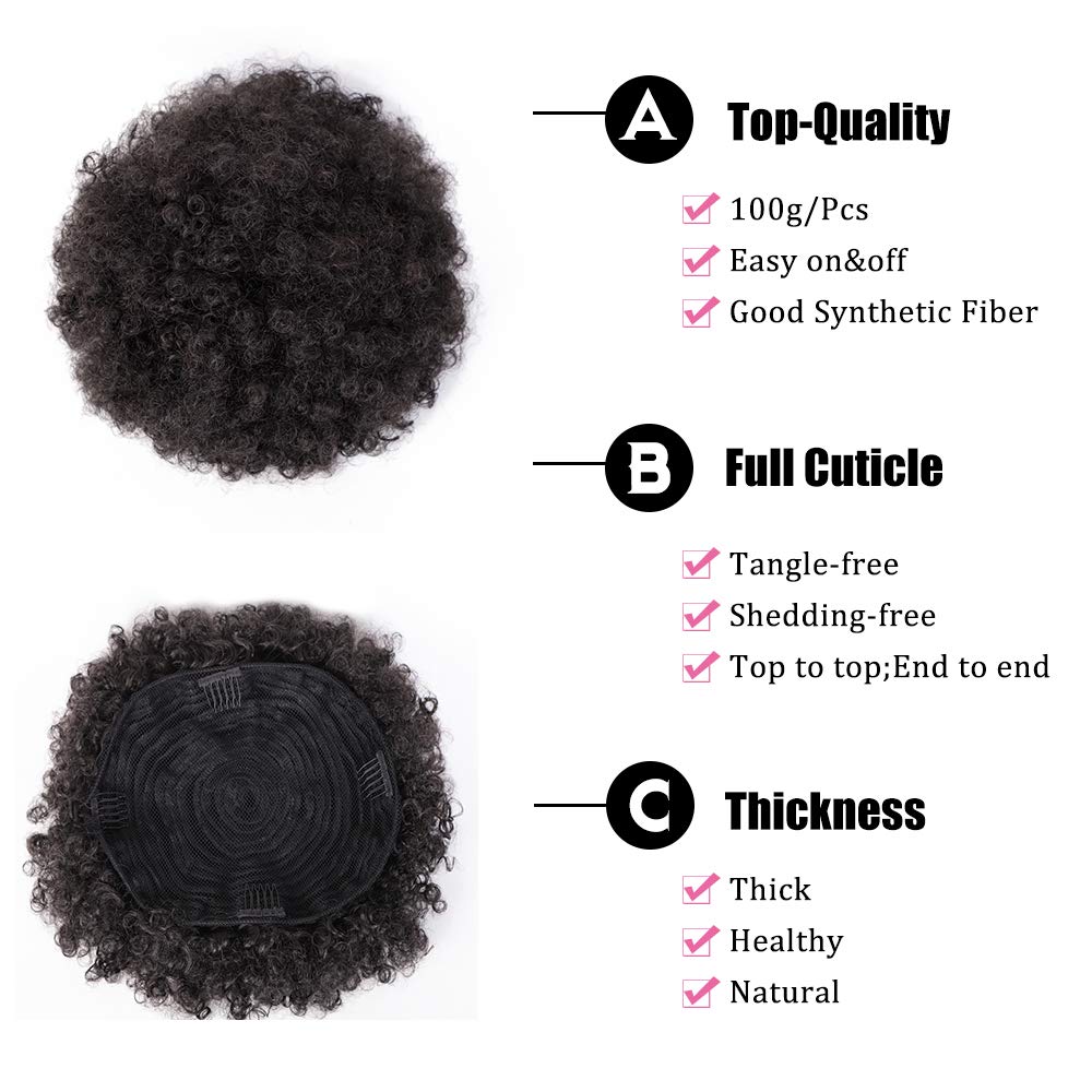 AISI QUEENS size comparison beside hand showing extra large puff scale