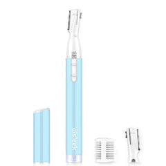 aisleek front view packaging showing compact trimmer and travel-ready design
