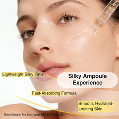 AIVNEY Navaro applying to neck for smoother, hydrated skin feel