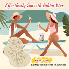 Ajoura application on bikini area demonstrating gentle low-temperature performance