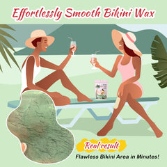 Ajoura being applied to bikini area offering gentle, precise removal