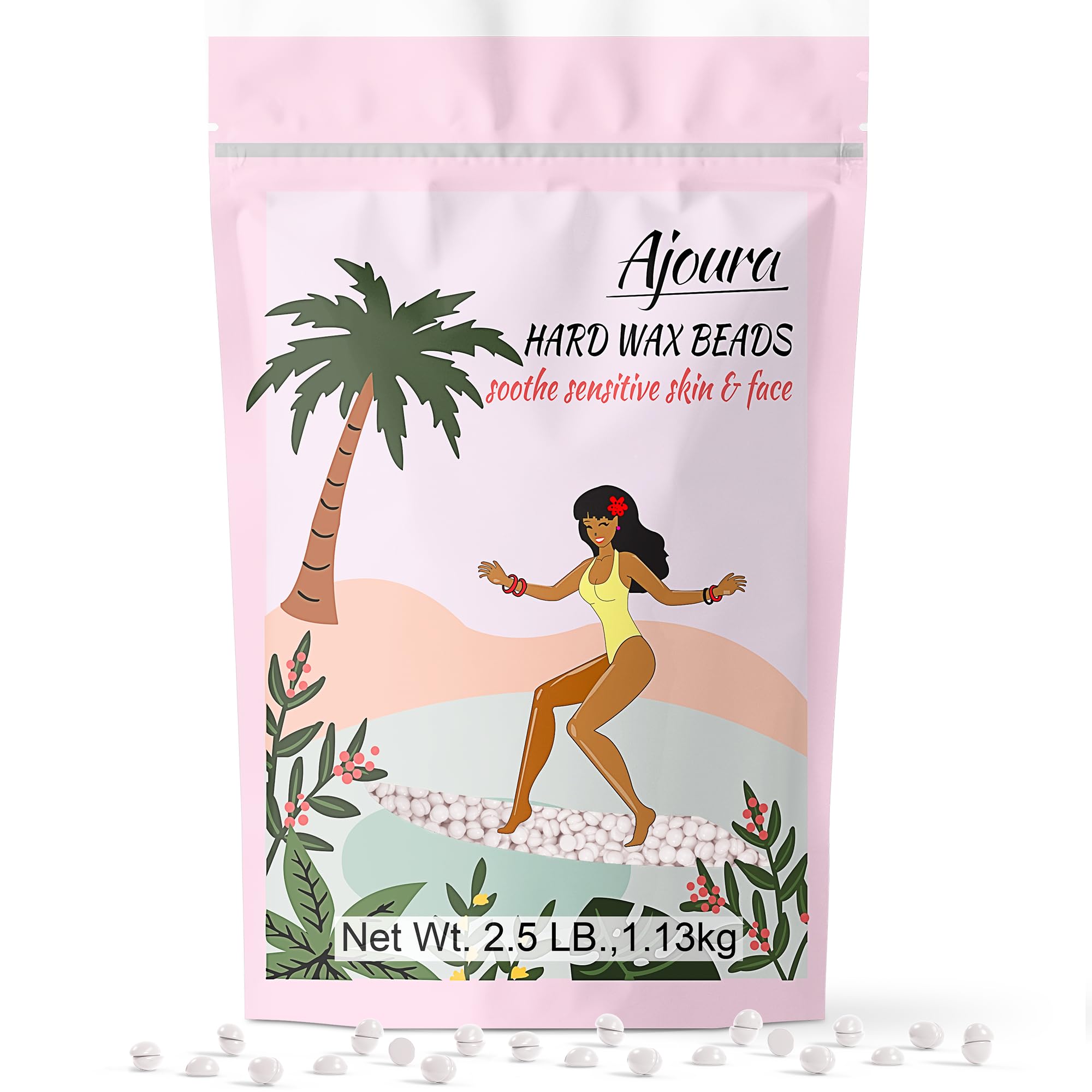 Ajoura front packaging 2.5lb showing refill size and unscented benefit