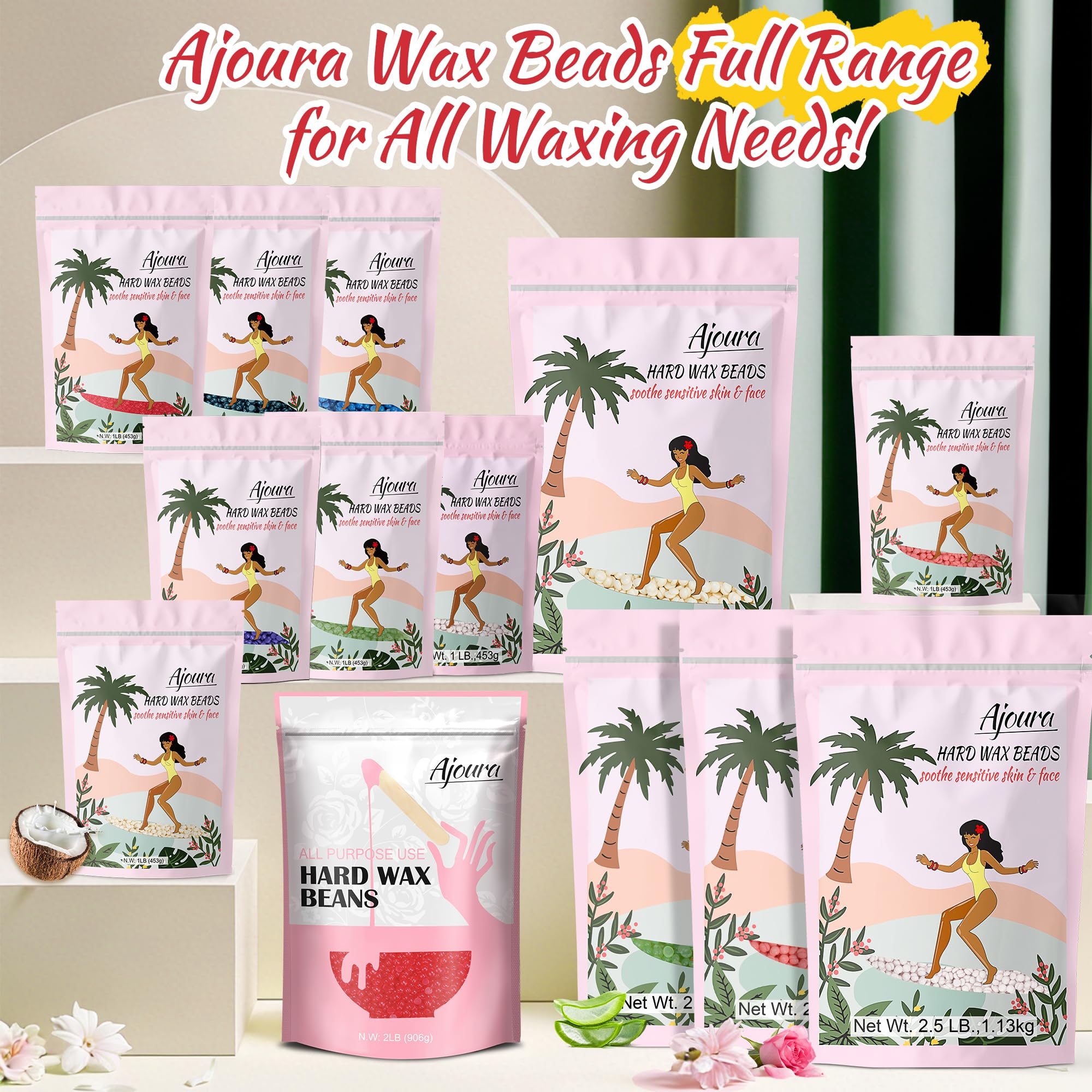 Ajoura packaging label and ingredients showing transparent product information benefit