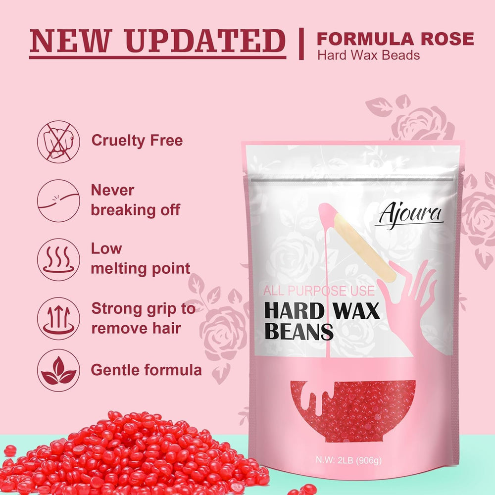 Ajoura wax in use on bikini area illustrating gentle hair removal benefit
