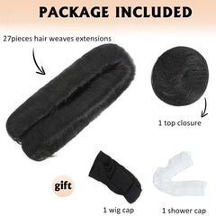 Ajsowju hair texture close-up showing smooth straight strands and shine