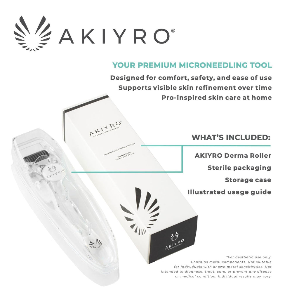 AKIYRO on scalp in a lifestyle scene illustrating at-home scalp care routine
