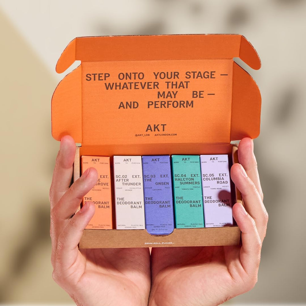AKT tube cap and recyclable label highlighting plastic-free packaging