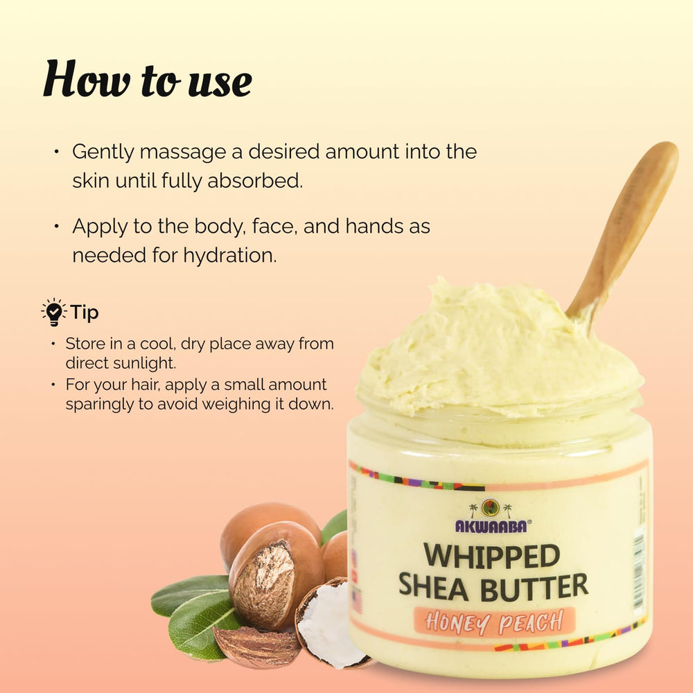 AKWAABA ingredient label close-up, highlights no dyes or parabens benefit