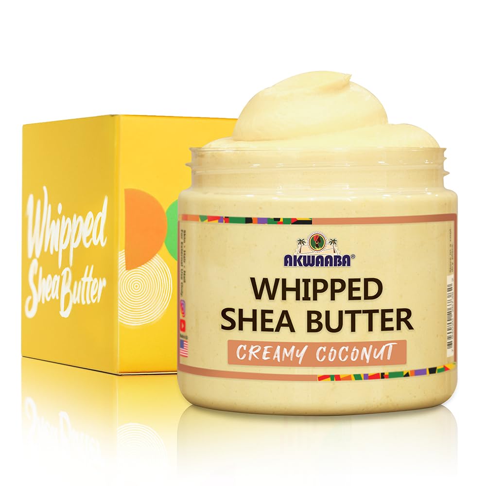 AKWAABA jar front view showing clean packaging and coconut scent benefit