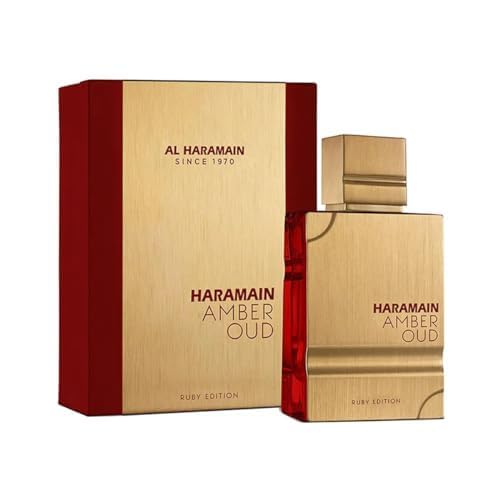 Al Haramain bottle angled detail highlighting glass texture and refined design benefit