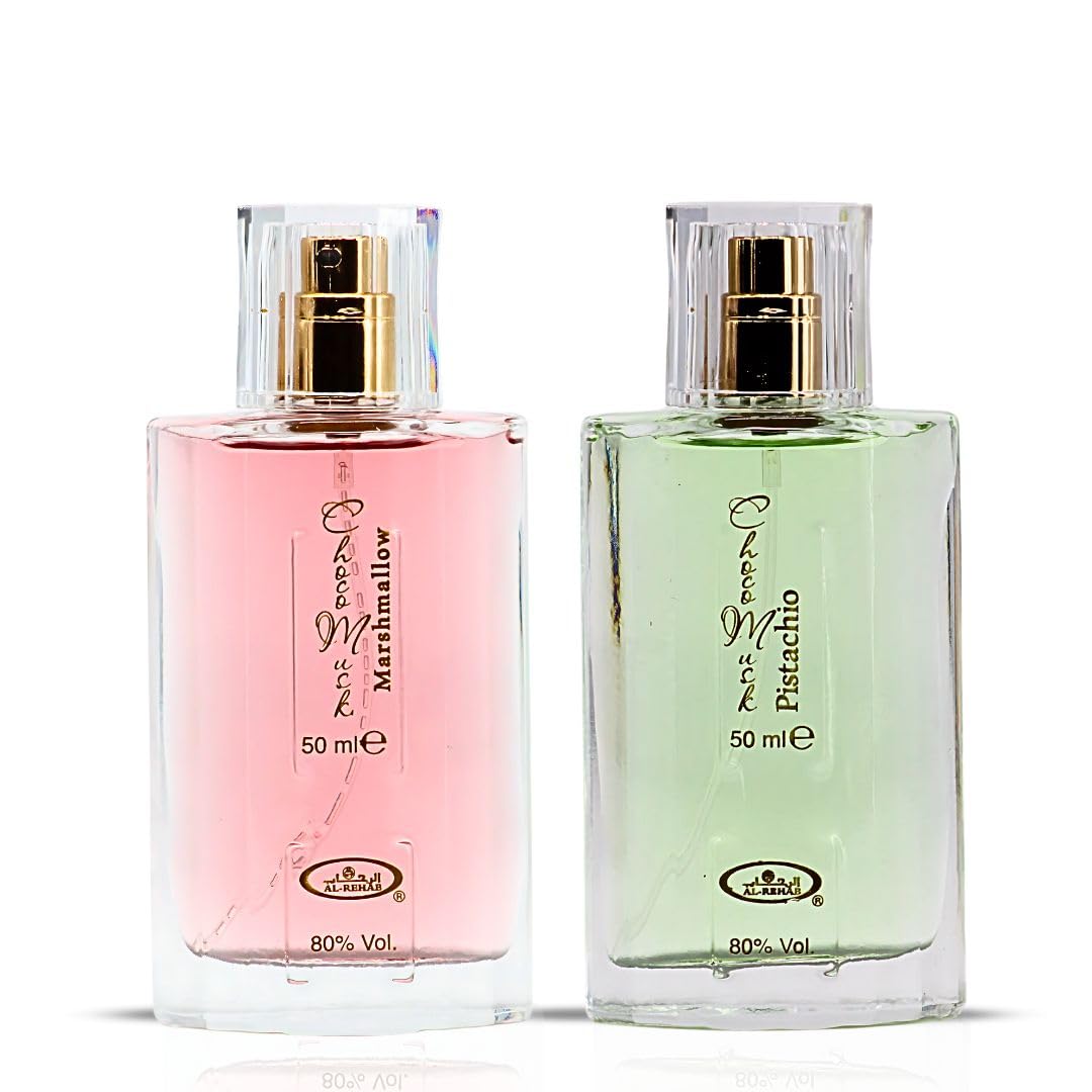 Al-Rehab Choco Musk Marshmallow front bottle showing gourmand appeal