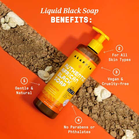 Alaffia bottles staged in bathroom lifestyle setting suggesting daily routine convenience