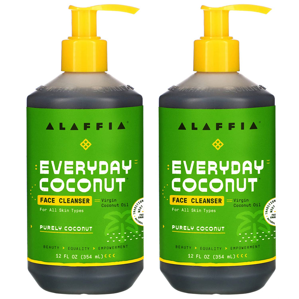 Alaffia front packaging showing product and benefits clearly