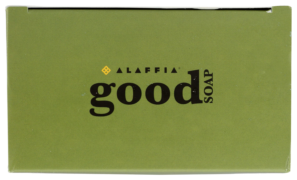 Alaffia label and ingredient panel clear view showing simple ethical ingredients