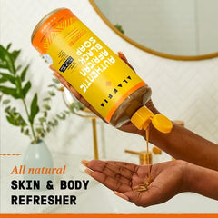 Alaffia 2 oz eucalyptus tea tree travel bottle for convenient portability