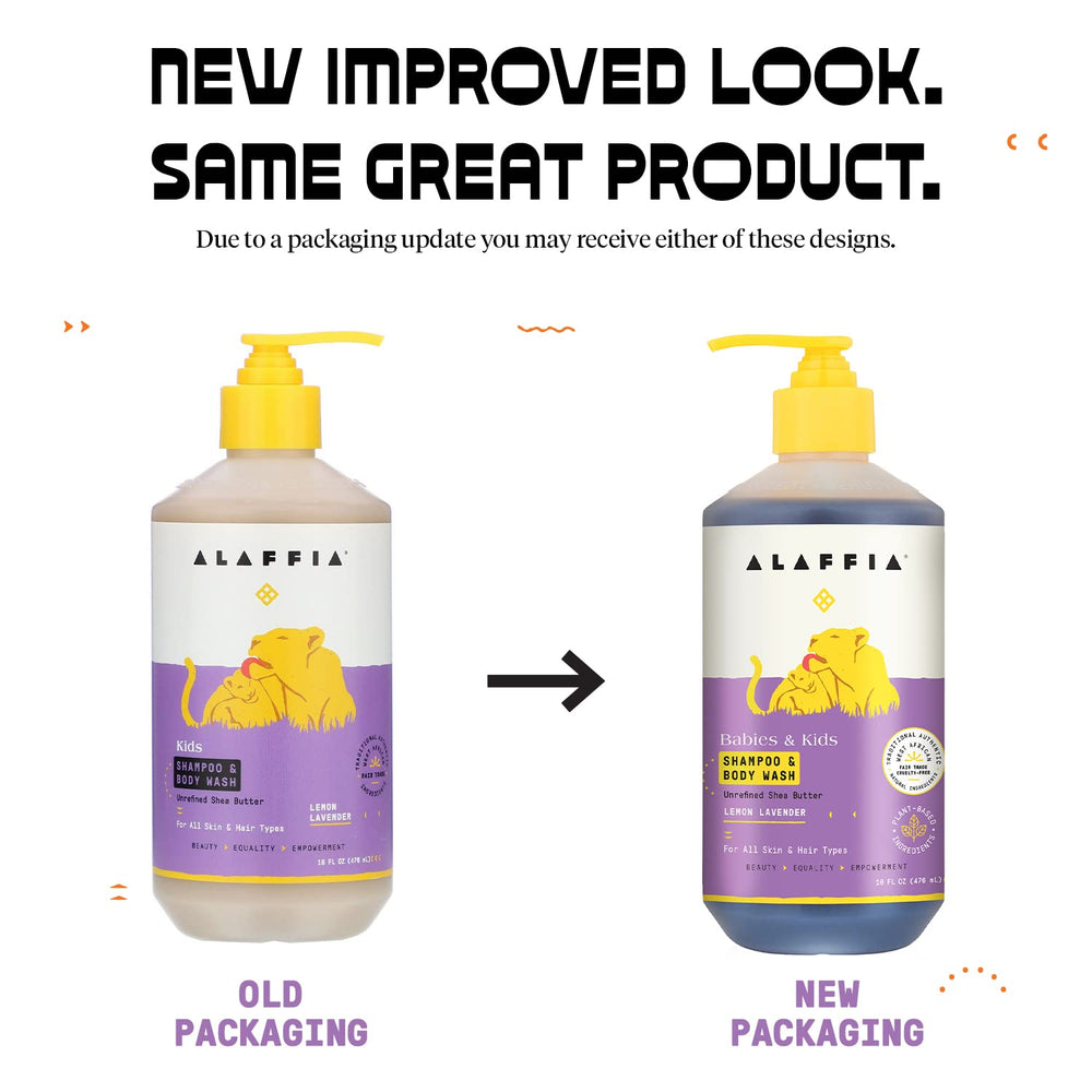 Alaffia two-pack stacked to show value and consistent gentle formula benefit