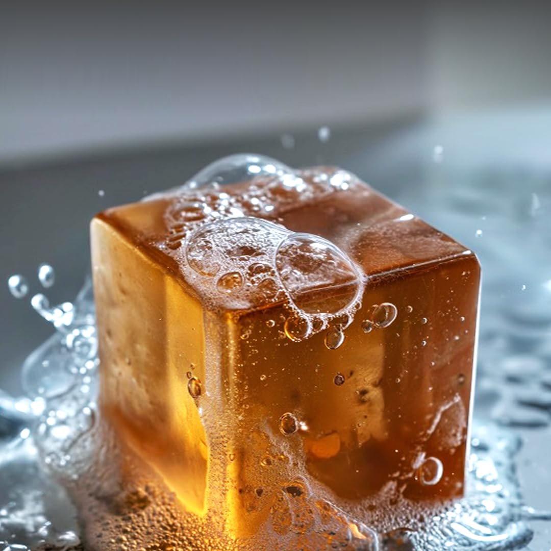 Alaskacube sandalwood with vanilla and amber props evoking warm long-lasting scent