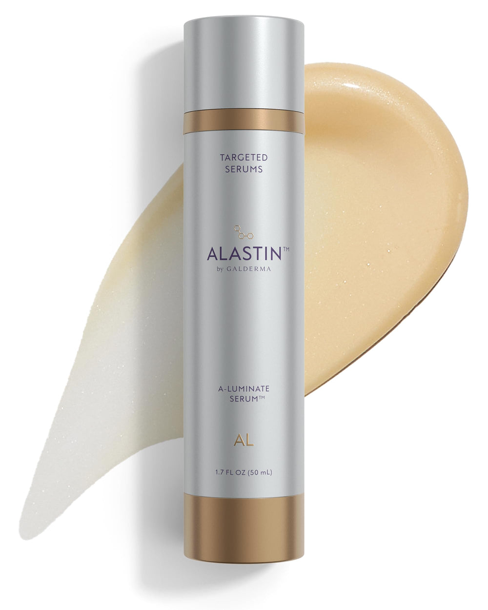 ALASTIN Skincare front packaging showing bottle and brand, promotes refined complexion