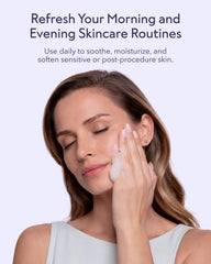 ALASTIN Skincare foam texture on hand demonstrating gentle lather and hydrating feel