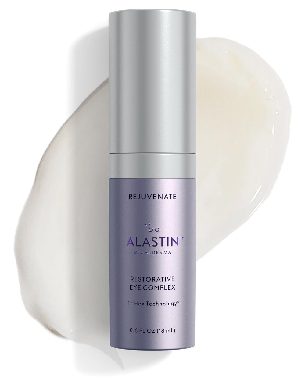 ALASTIN Skincare jar front view shows compact, clinical packaging and trust
