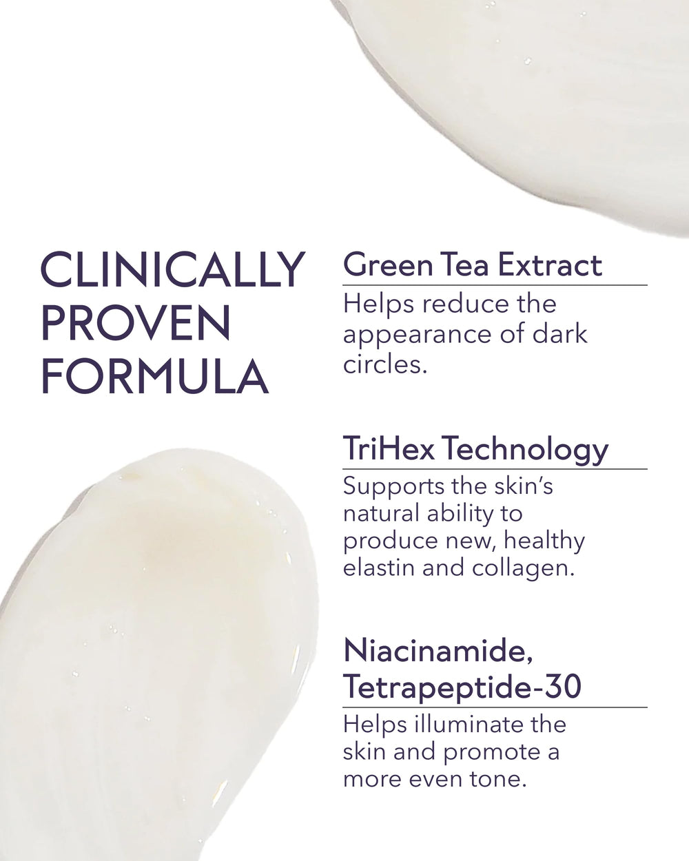 ALASTIN Skincare ingredient display illustrating TriHex Technology benefit