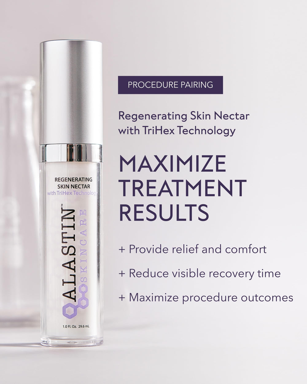 ALASTIN Skincare tube close-up highlighting label and clinical positioning benefit