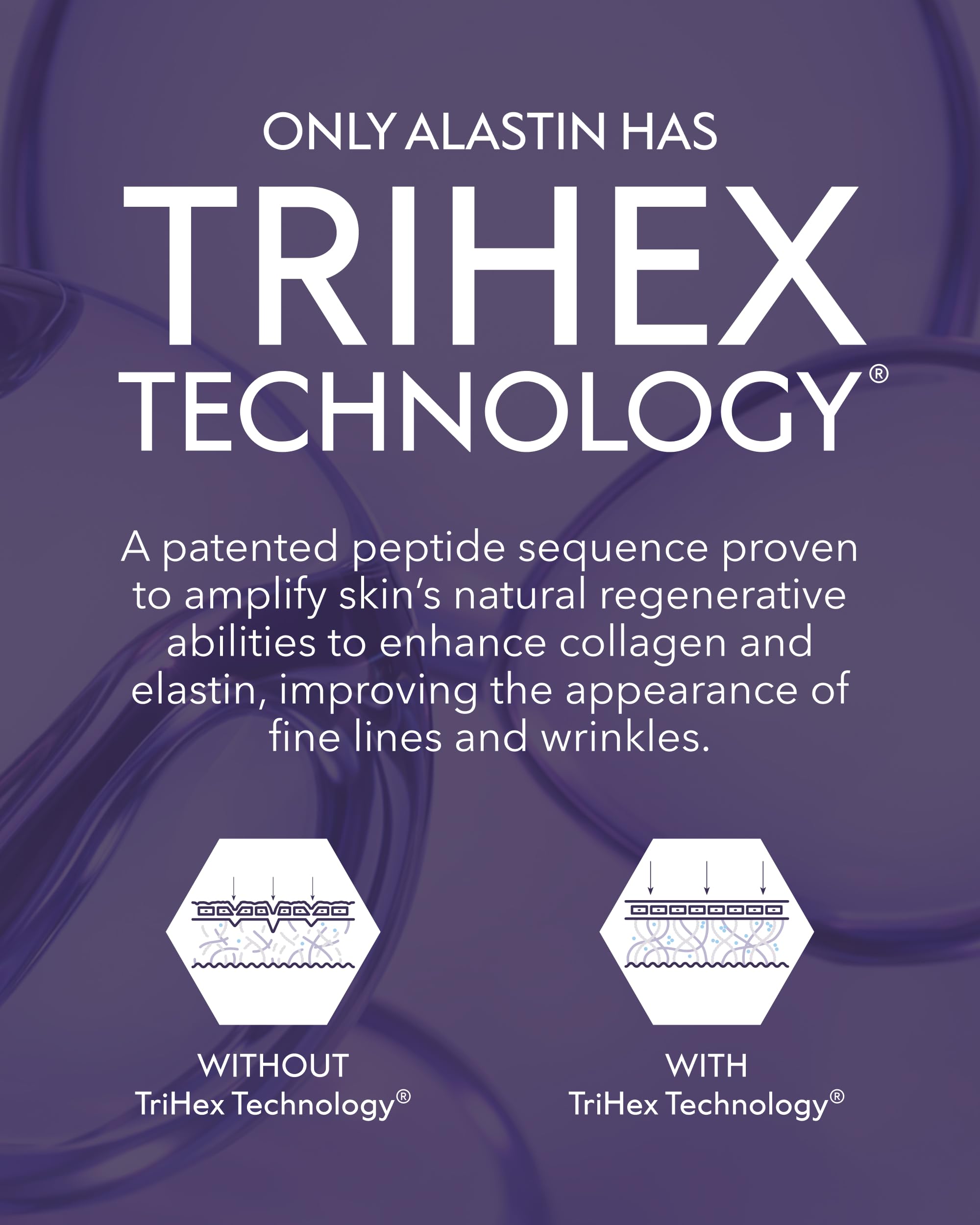 ALASTIN under makeup showing non-greasy finish and compatible base