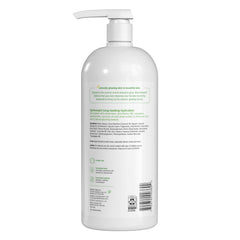Alba Botanica back label close-up highlighting ingredients and transparency benefit