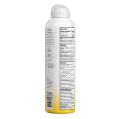 Alba Botanica clear mist texture close-up demonstrating fast-drying finish