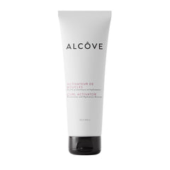 Alcôve front packaging showing product and clear label, highlights defined curls