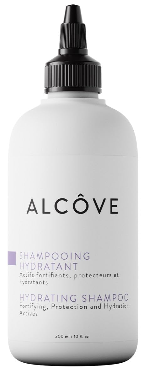 Alcôve front bottle showing label and hydrating benefits
