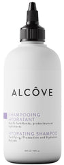Alcôve front bottle showing label and hydrating benefits