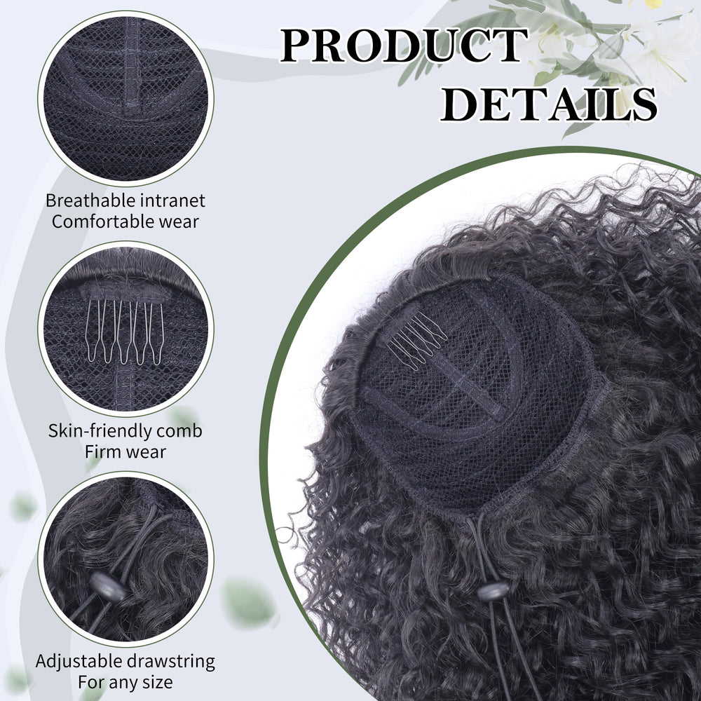 Alebery drawstring and clip detail, secure hold and easy attachment benefit