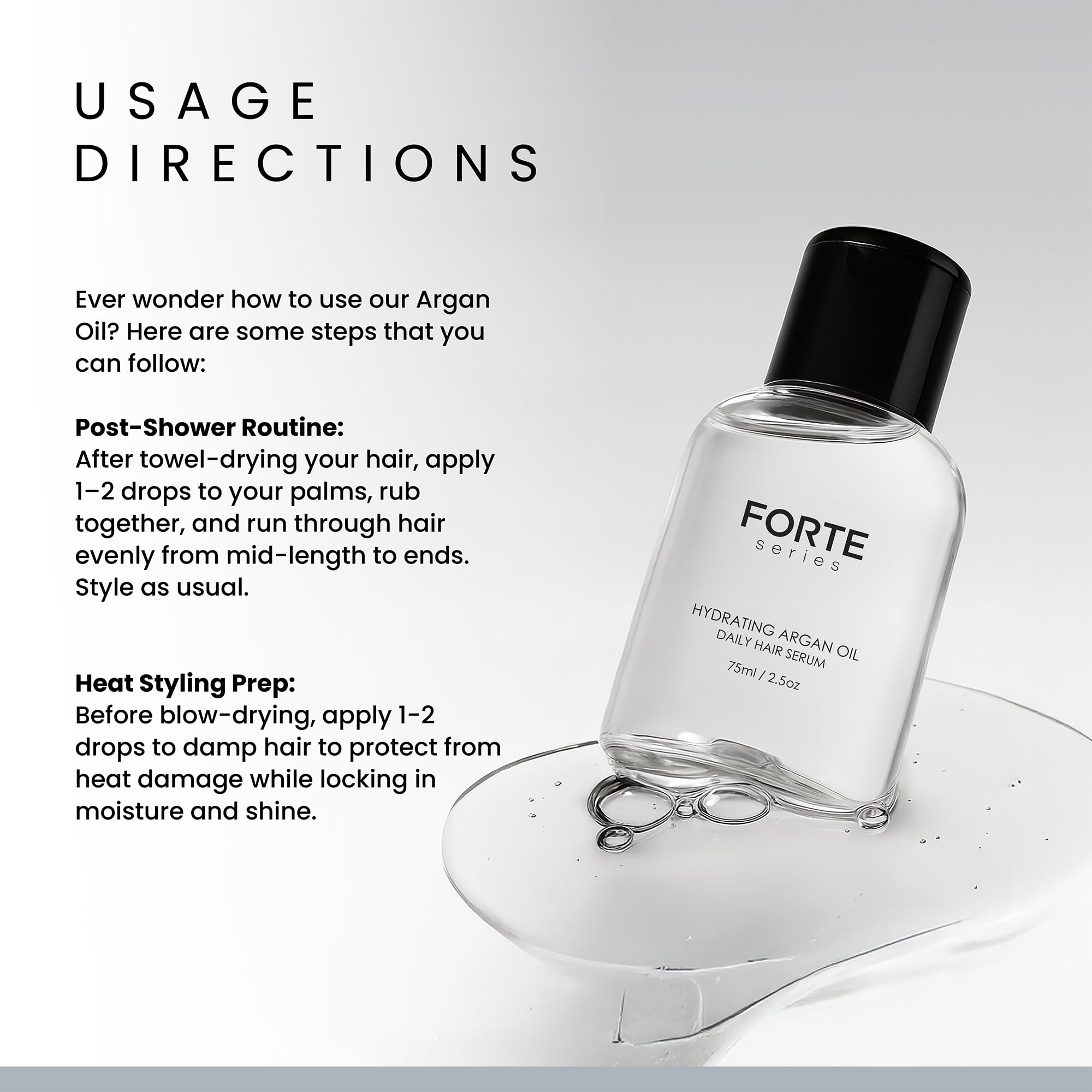 Alex Costa label ingredients detail highlighting sulfate-free paraben-free formulation