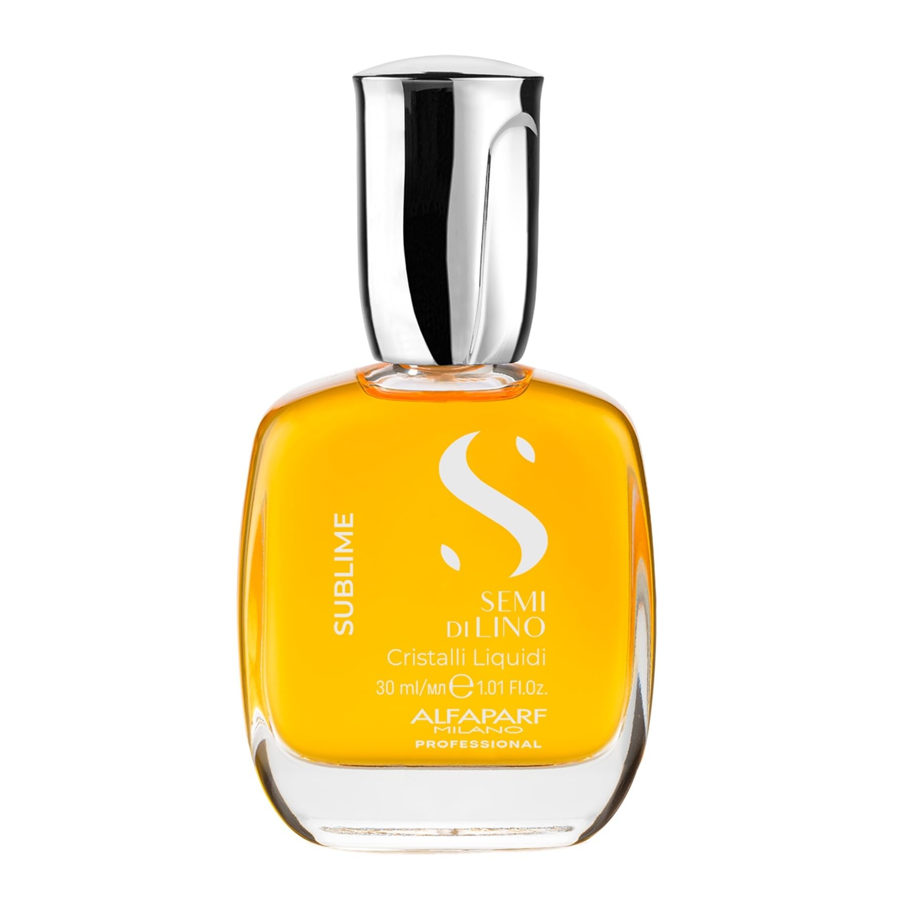 ALFAPARF MILANO bottle front view showing compact travel-friendly design and branding