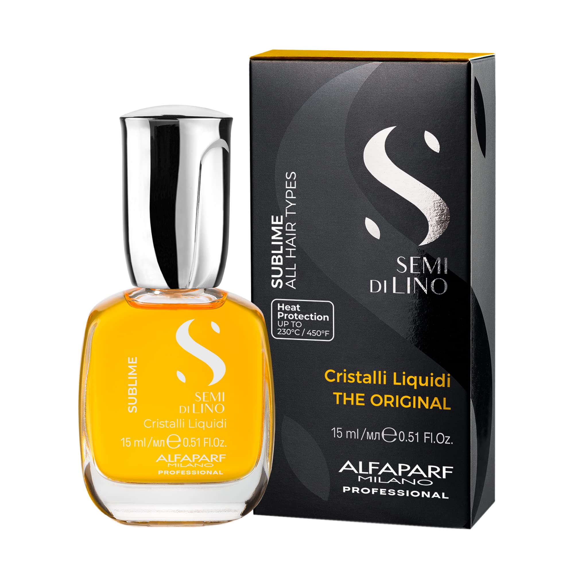 ALFAPARF MILANO close-up dropper releasing hair oil for precise application benefit