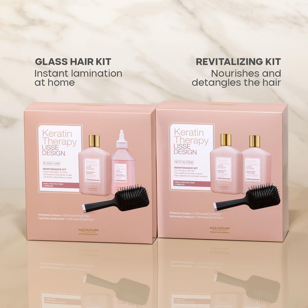 ALFAPARF MILANO finished smooth shiny hair in lifestyle shot demonstrating anti-frizz results