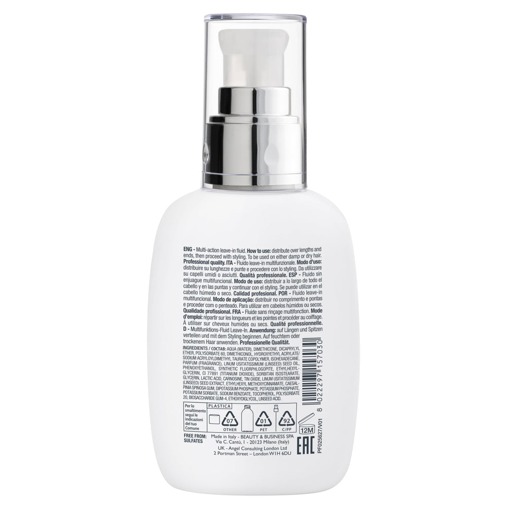 ALFAPARF MILANO pump detail demonstrating easy dosage and spill-free application benefit