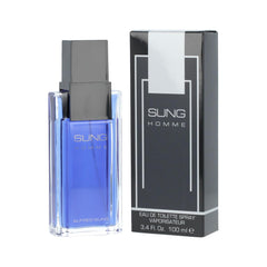 Alfred Sung Homme front bottle view shows clean design and daily confidence