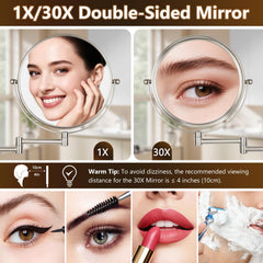 ALHAKIN close-up of 30X glass reveals precise detail for grooming