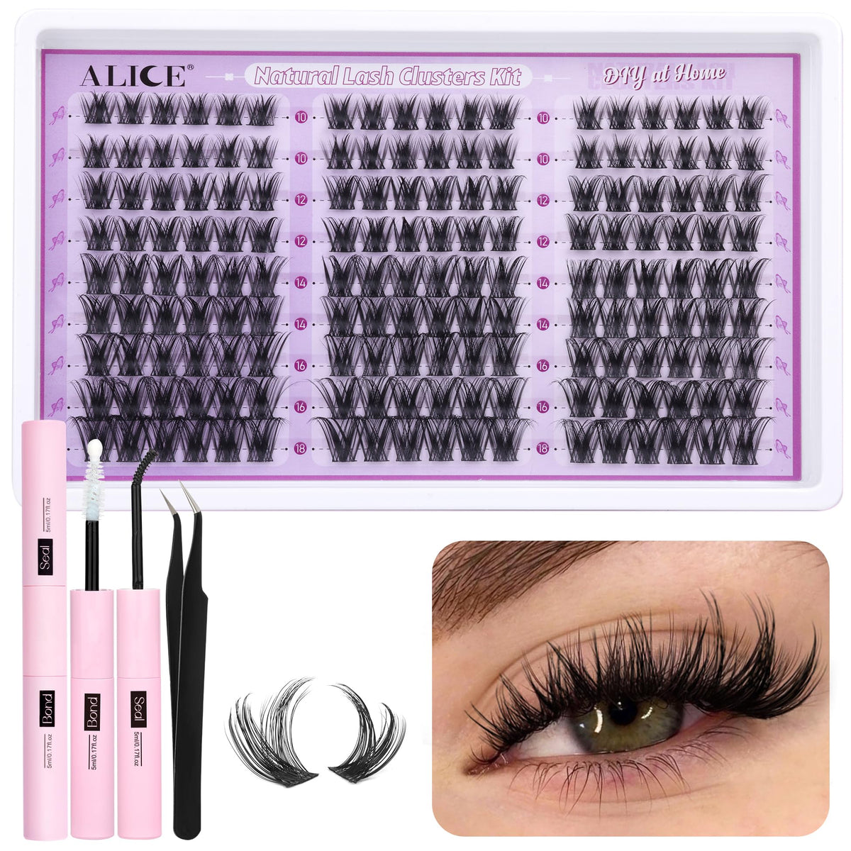 ALICE front packaging of the wispy cluster kit shows complete toolset and convenience