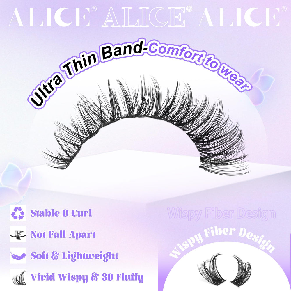 ALICE length range labeled 10mm to 18mm for custom layering and tapered looks