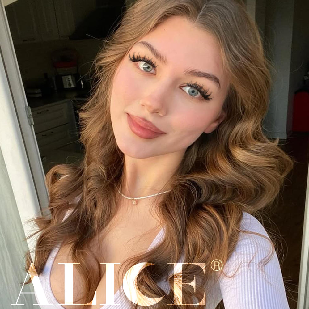 ALICE lifestyle evening look worn illustrating dramatic yet natural finish