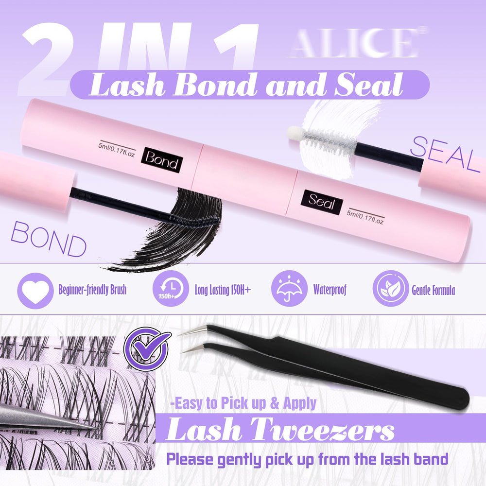 ALICE precision tweezers close detail for accurate, neat application