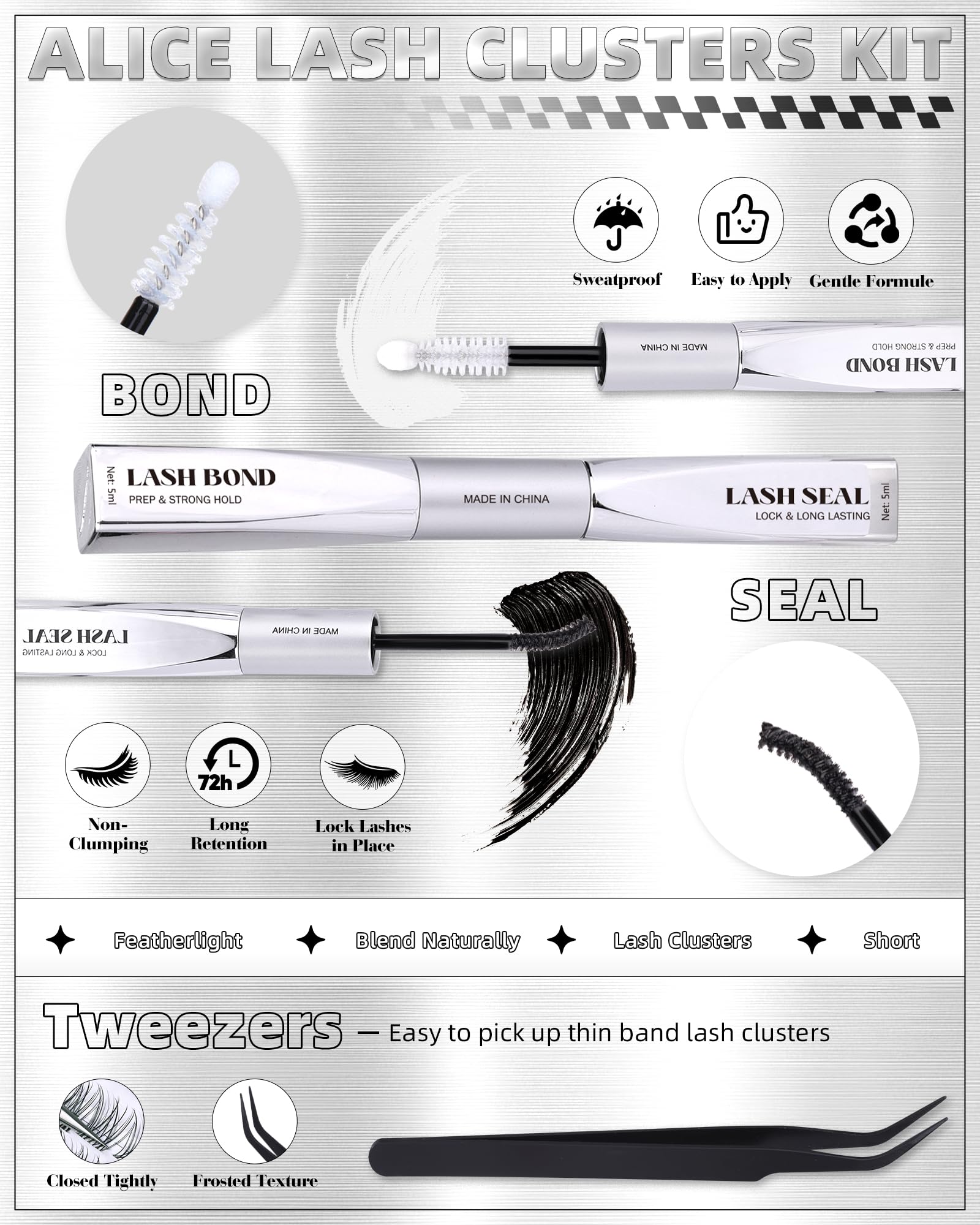 ALICE tweezers holding a cluster for precise placement and effortless control benefit